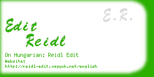edit reidl business card